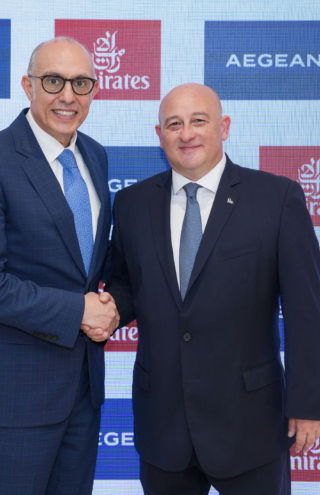 Η Emirates και η AEGEAN διευρύνουν περαιτέρω τη συνεργασία τους