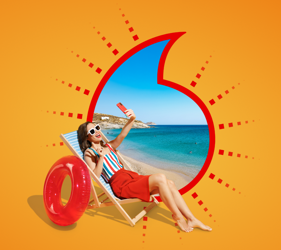 Απεριόριστα data από τη Vodafone για ένα ατελείωτο καλοκαίρι