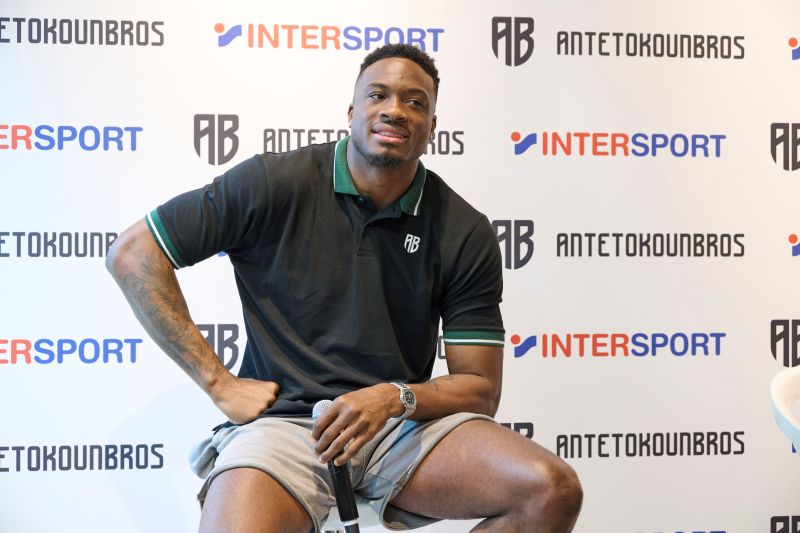 Ο Θανάσης Αντετοκούνμπο στο INTERSPORT Smart Park για ένα μοναδικό Meet &#038; Greet με αφορμή τη νέα συλλογή AntetokounBros