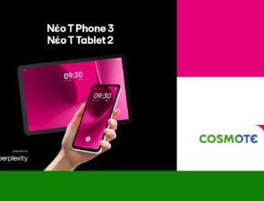 Η COSMOTE TELEKOM φέρνει για πρώτη φορά στην Ελλάδα τις ΑΙ συσκευές T Phone 3 και Τ Tablet 2