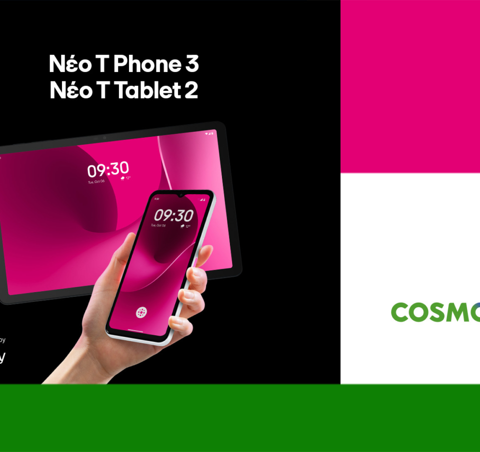 Η COSMOTE TELEKOM φέρνει για πρώτη φορά στην Ελλάδα τις ΑΙ συσκευές T Phone 3 και Τ Tablet 2