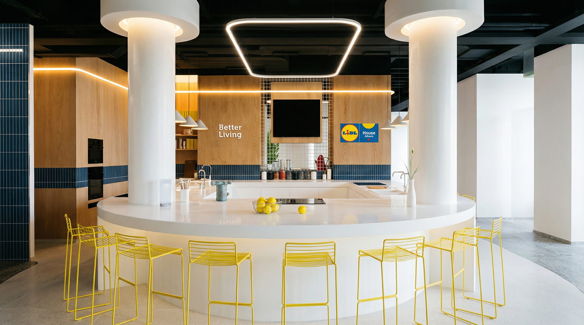 Στοά Αρσακείου: Το Lidl House Athens από μέσα