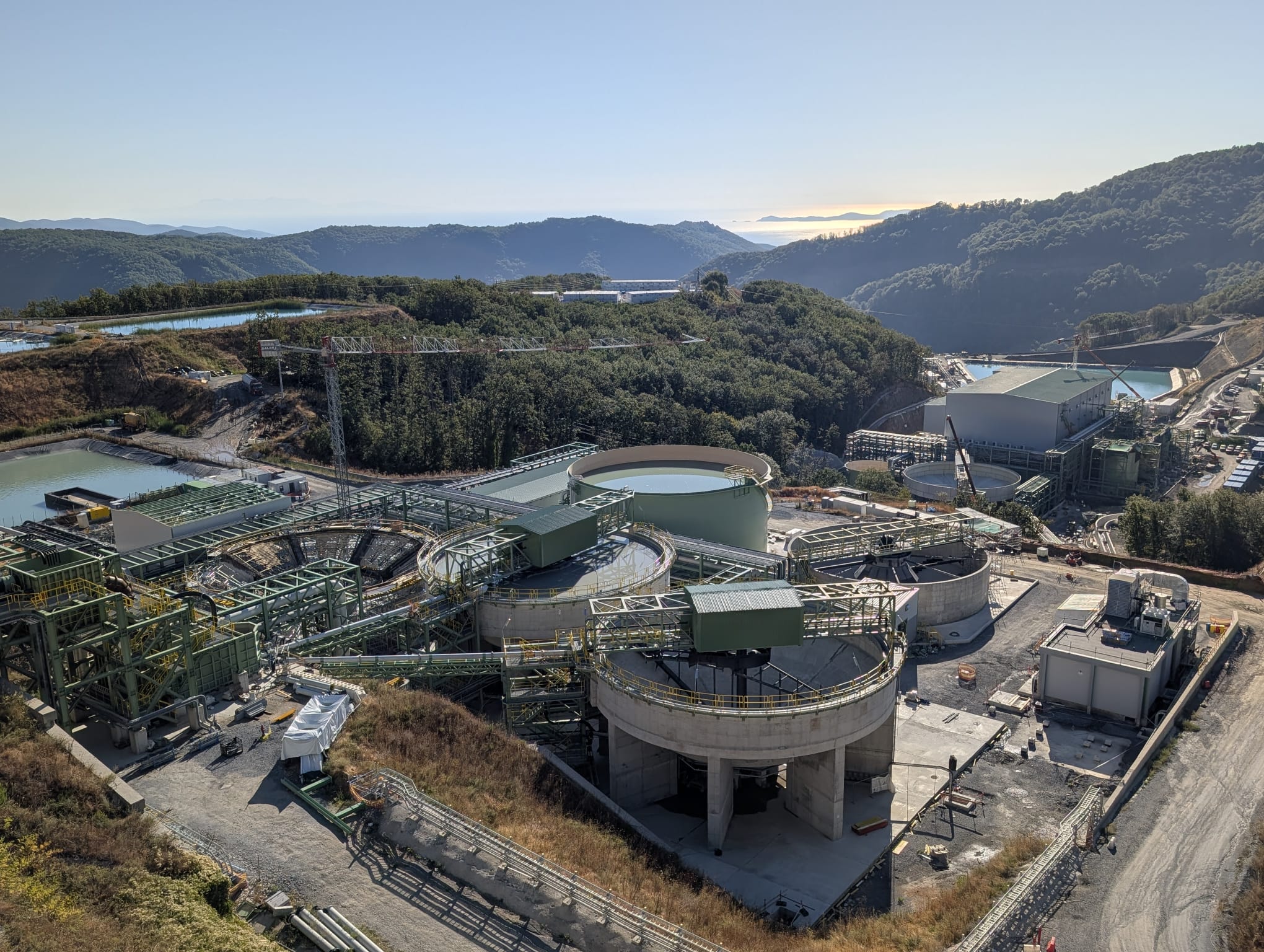 Η Eldorado Gold ανακοινώνει την παραγωγή του πρώτου συμπυκνώματος χαλκού-χρυσού στις Σκουριές
